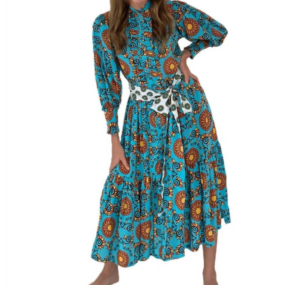 NEW FEATHER & FIND averbia midi dress in kinship